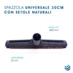 Spazzola universale cm 30 con setole naturali - immagine 3