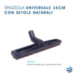 Spazzola universale cm 35 con setole naturali - immagine 2