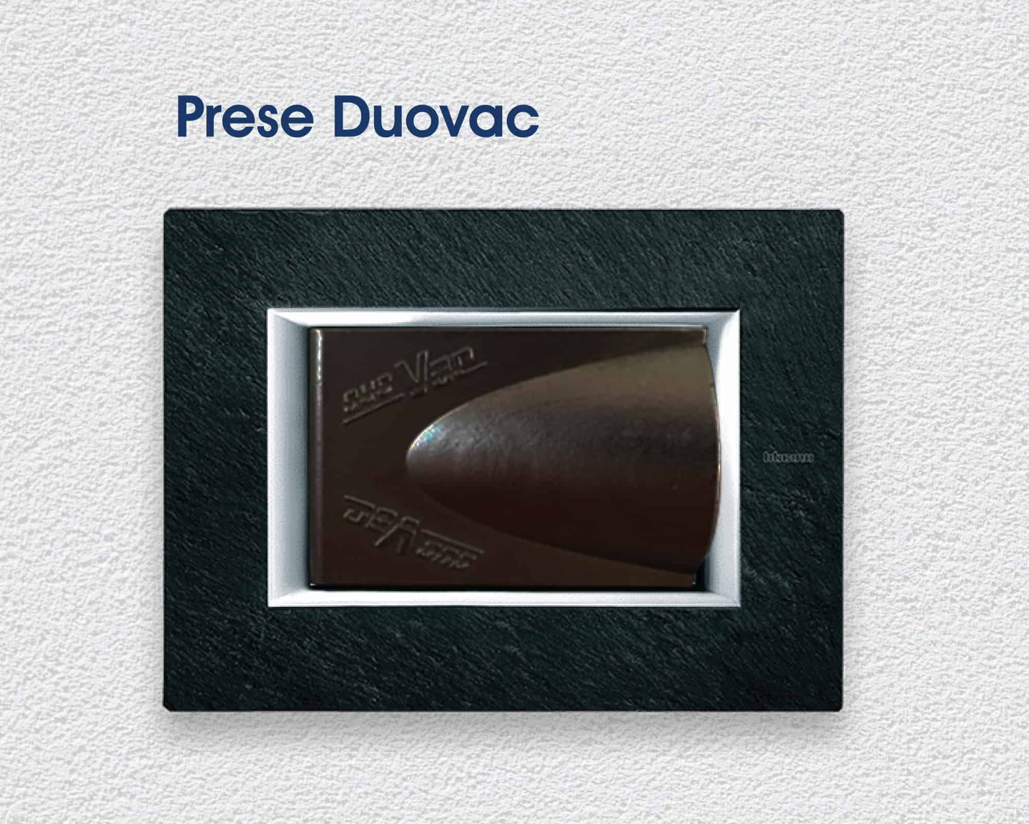 Questo tubo può essere usato su prese aspiranti Duovac