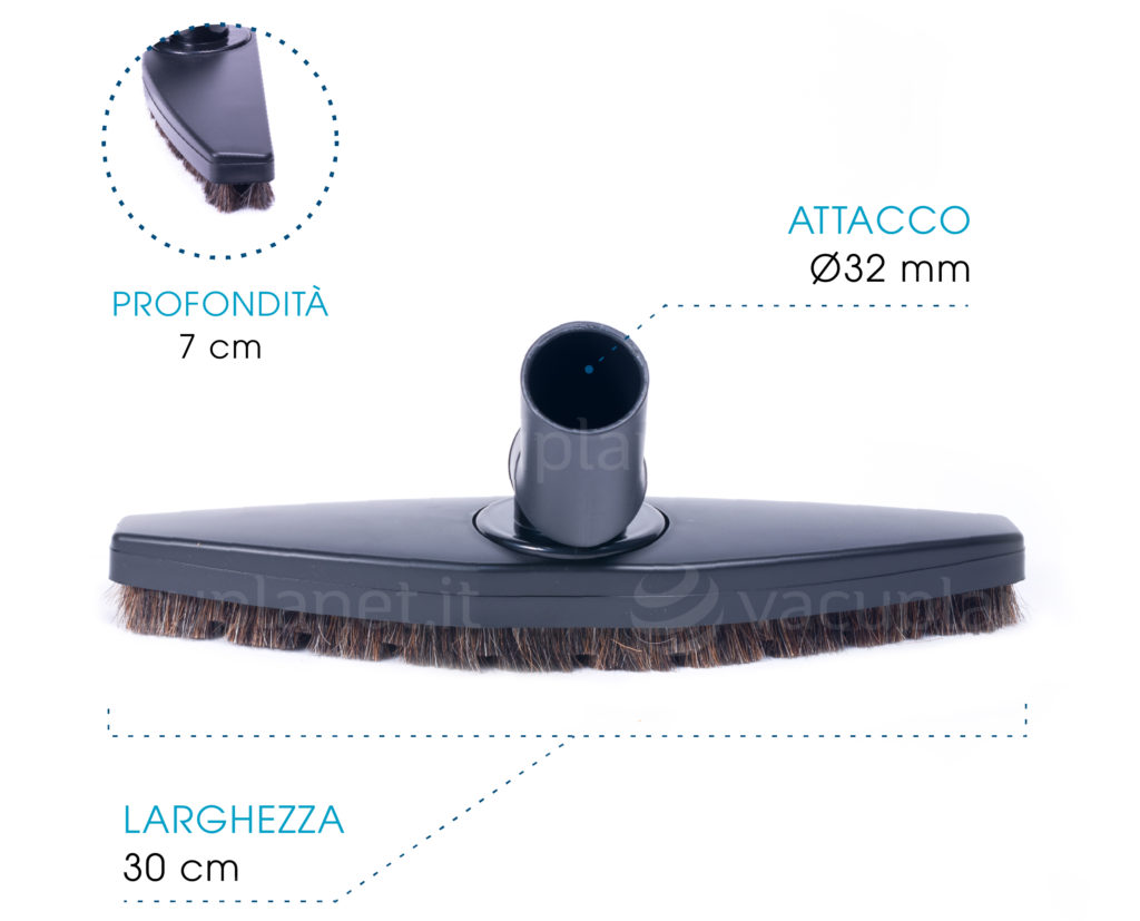 Spazzola Snodata AERTECNICA Serie AP334, Larghezza 32 Mm, Per Spolverare, Resistente E Facile Da Pulire