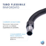 Kit con tubo rinforzato per uso intensivo o alberghi - immagine 4